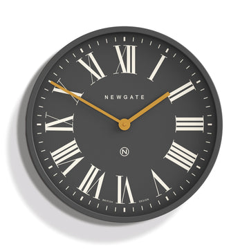 Newgate Mr Butler Wall Clock Moonstone Grey Reverse Dial-Newgate-Mood