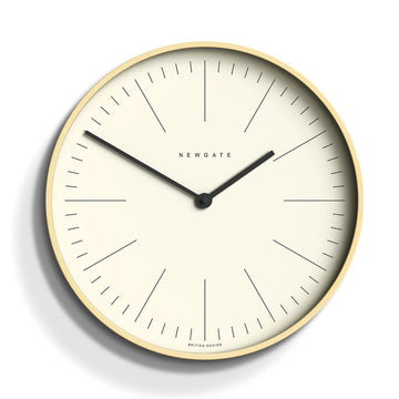 Newgate Mr Clarke Clock Pale Wood Marker Dial 40-Newgate-Mood
