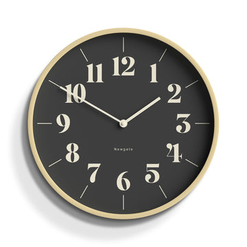 Newgate Mr Clarke Clock Pale Wood Reverse Hopscotch Dial-Newgate-Mood