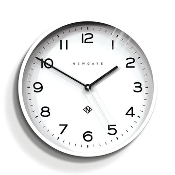 Newgate Number Three Echo Clock Silicone White*-Newgate-Mood