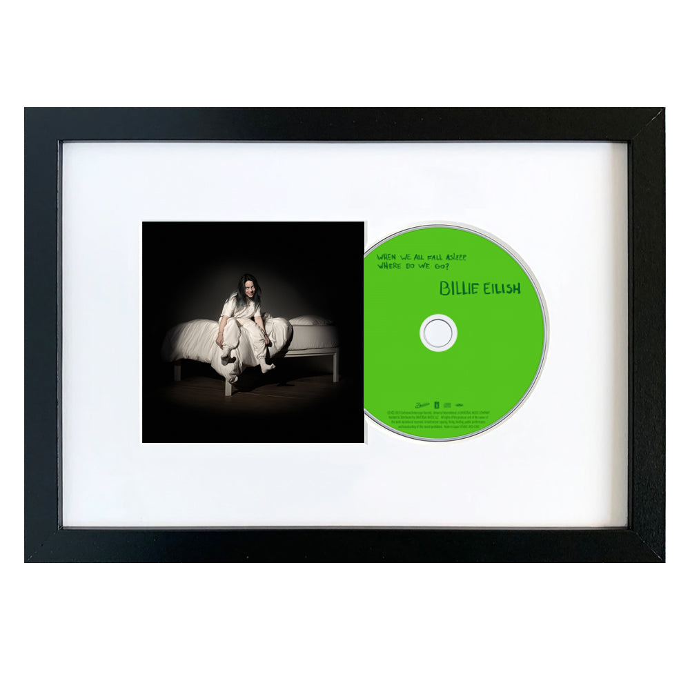 Billie Eilish - When We All Fall Asleep Where Do We Go - CD Framed Album Art-CD Art-Mood