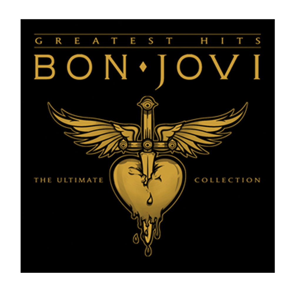 Bon Jovi - Bon Jovi Greatest Hits - CD Framed Album Art-CD Art-Mood
