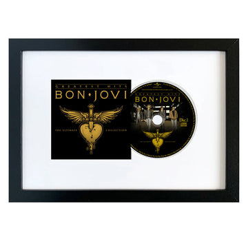 Bon Jovi - Bon Jovi Greatest Hits - CD Framed Album Art-CD Art-Mood