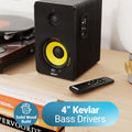 Crosley Cruiser Bluetooth Portable Turntable - Black + Bundled Majority D40X Bluetooth Speakers-Crosley-Mood