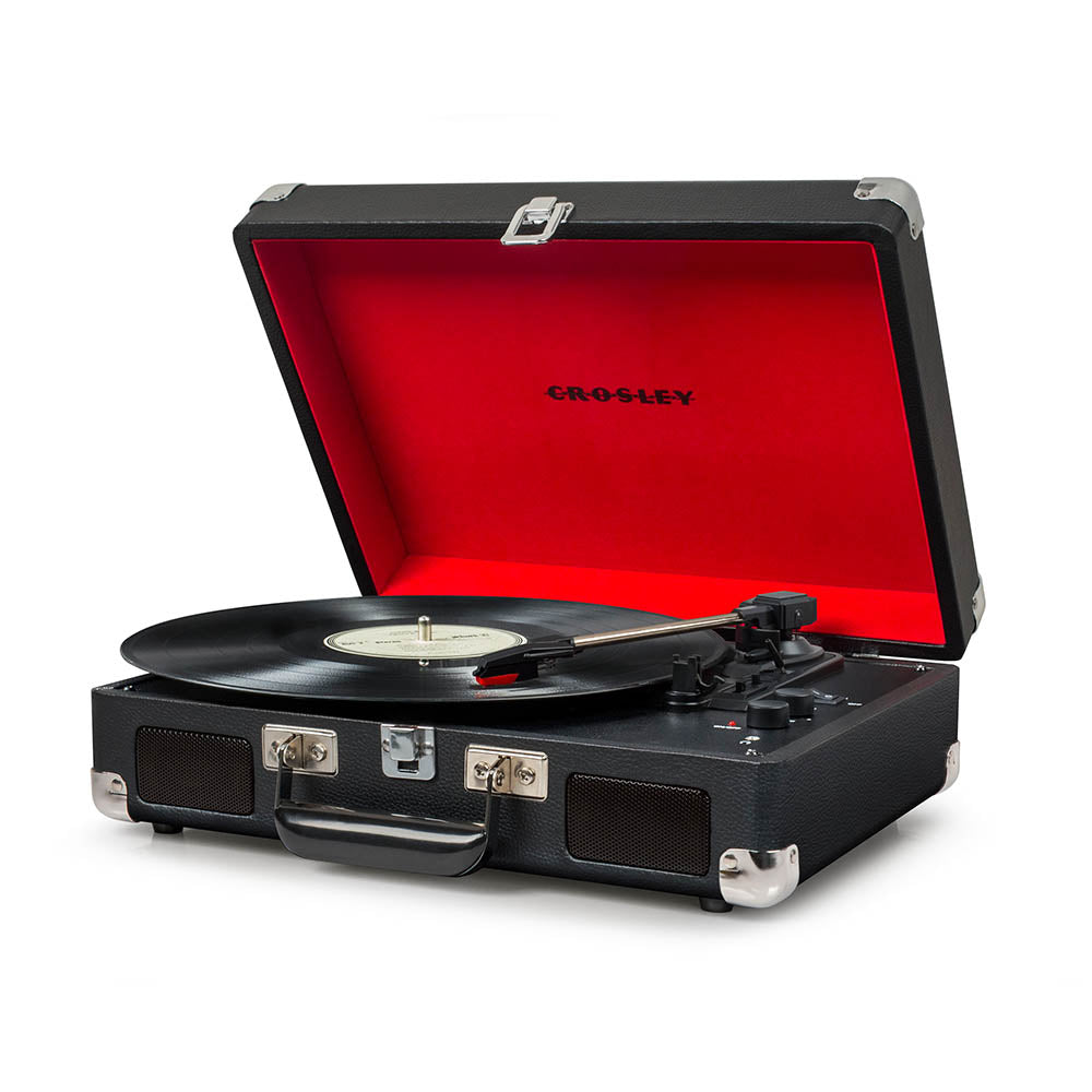 Crosley Cruiser Bluetooth Portable Turntable - Black-Crosley-Mood