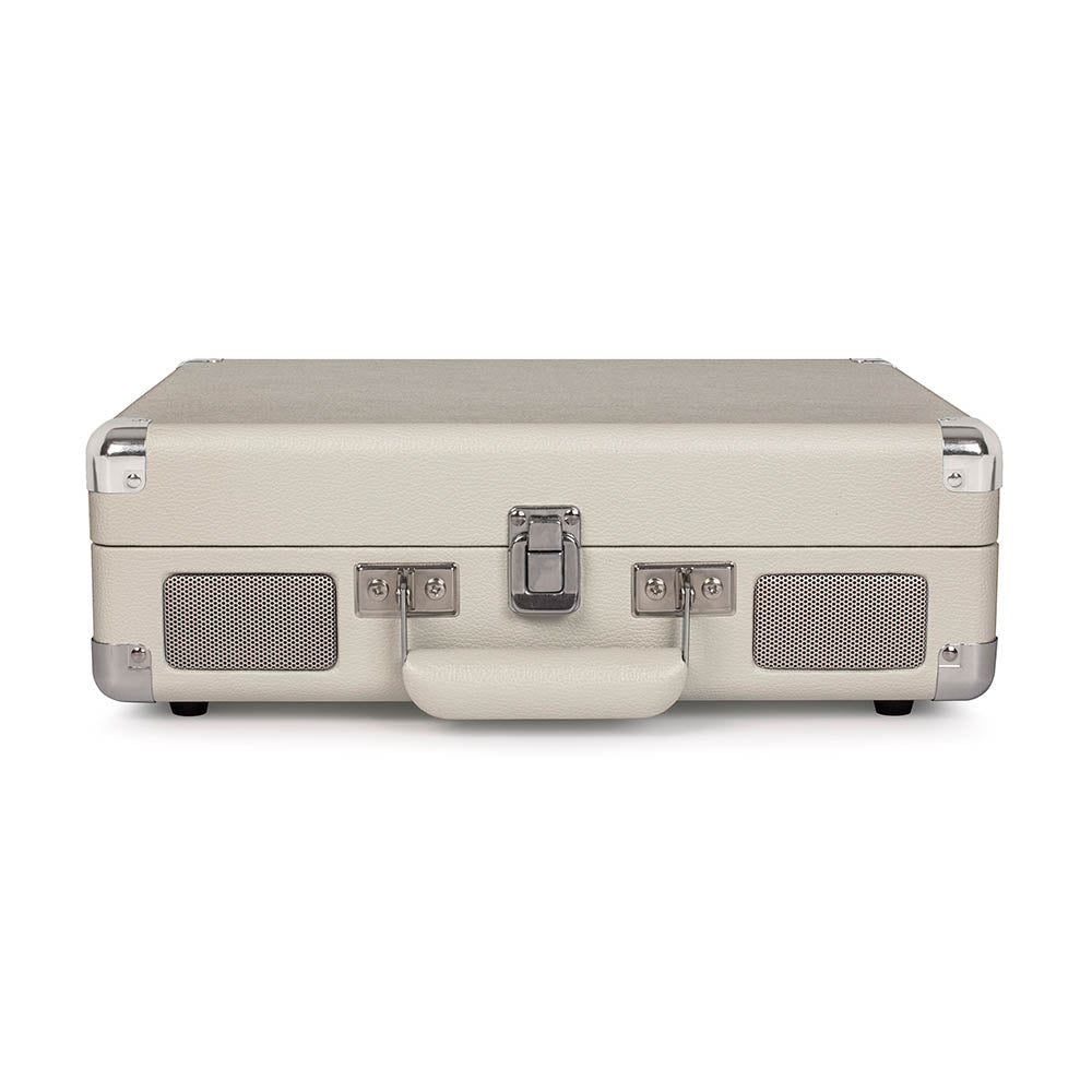 Crosley Cruiser Bluetooth Portable Turntable - White Sands + Bundled Majority D40X Bluetooth Speakers-Crosley-Mood