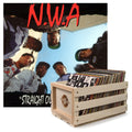 Crosley Record Storage Crate & N.W.A. Straight Outta Compton - Vinyl Album Bundle-Universal Music-Mood