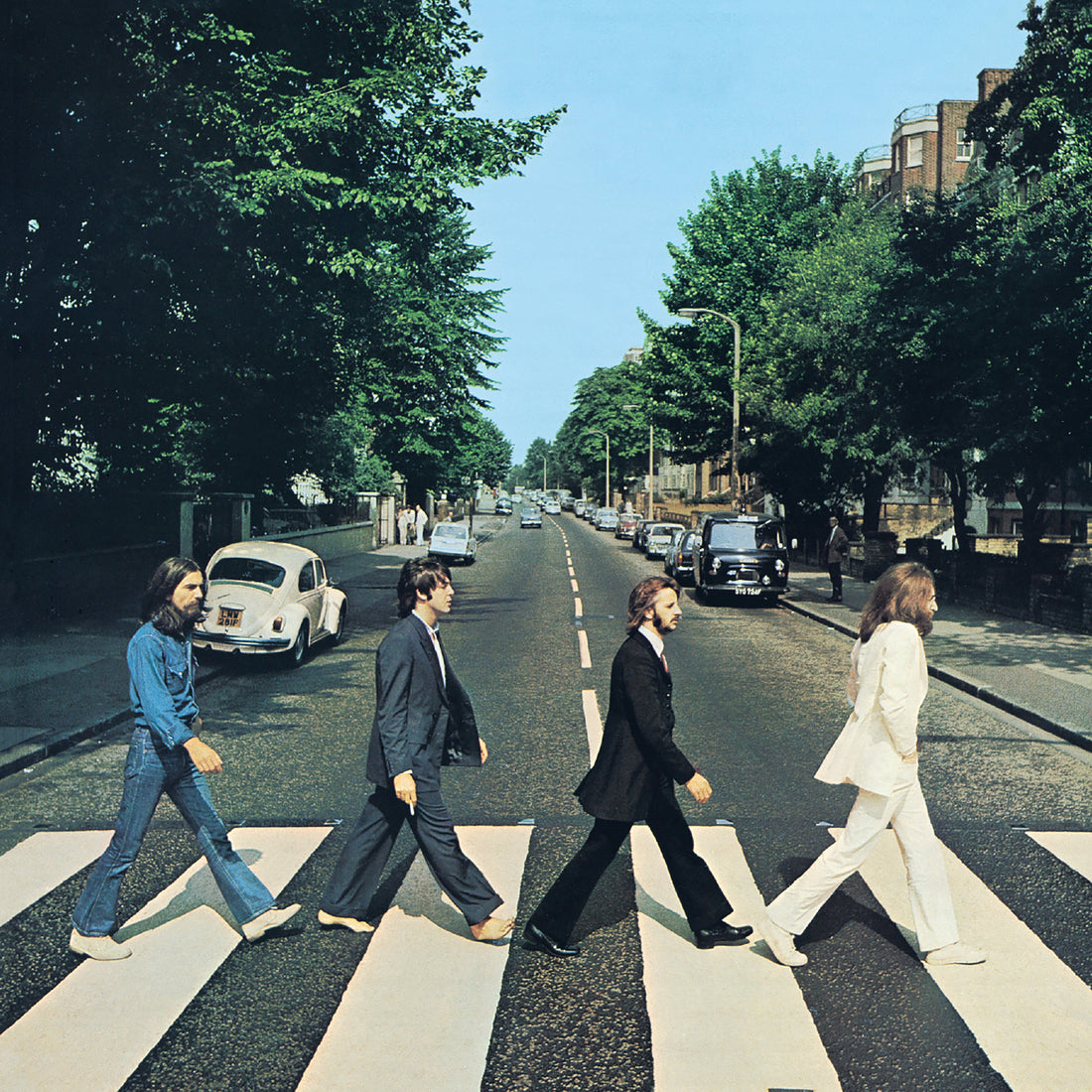 Crosley Record Storage Crate & The Beatles Abbey Road - Vinyl Album Bundle-Universal Music-Mood