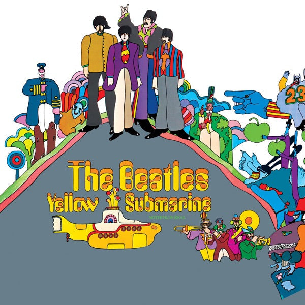 Crosley Record Storage Crate & The Beatles - Yellow Submarine - Vinyl Album Bundle-Universal Music-Mood