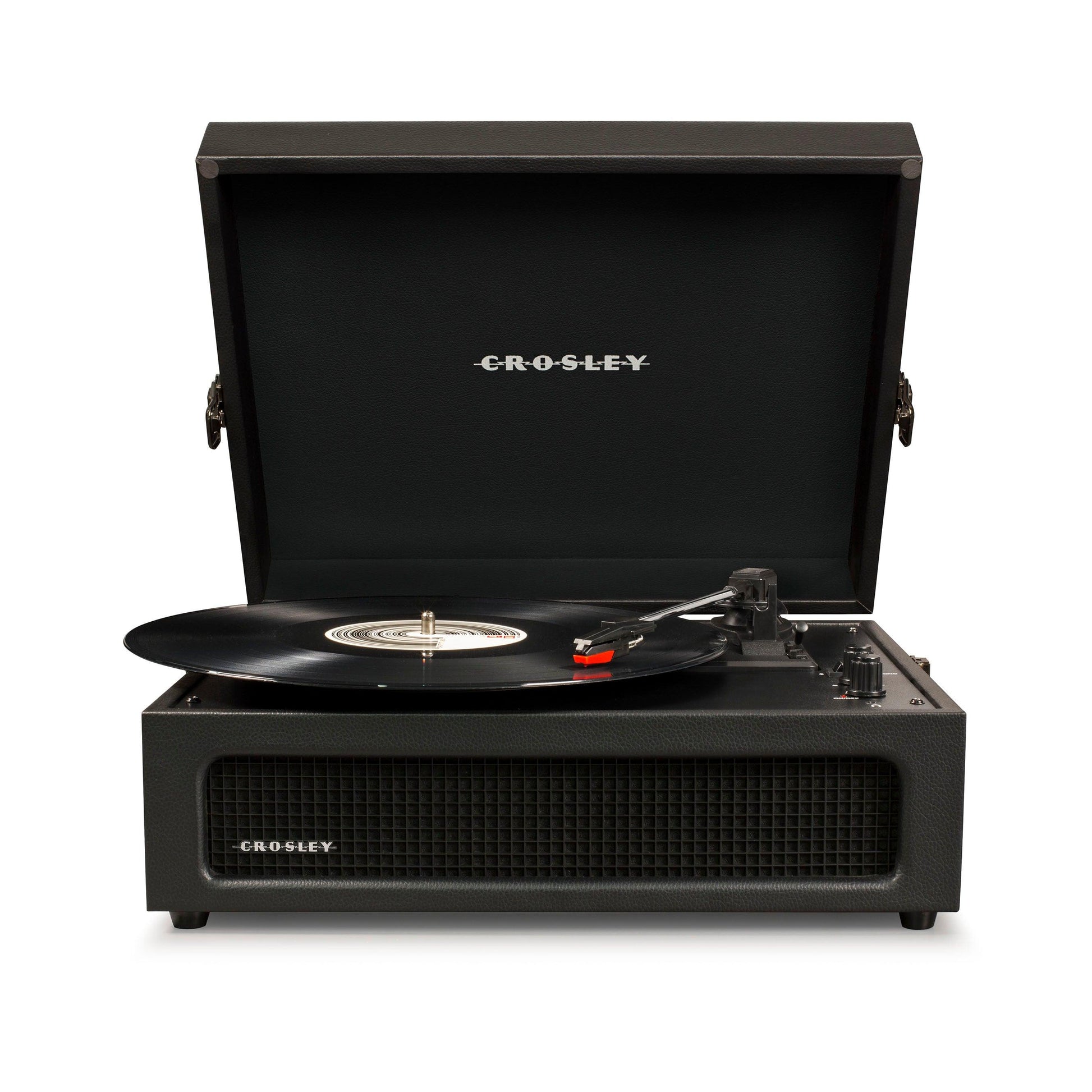 Crosley Voyager Black - Bluetooth Portable Turntable-Crosley-Mood