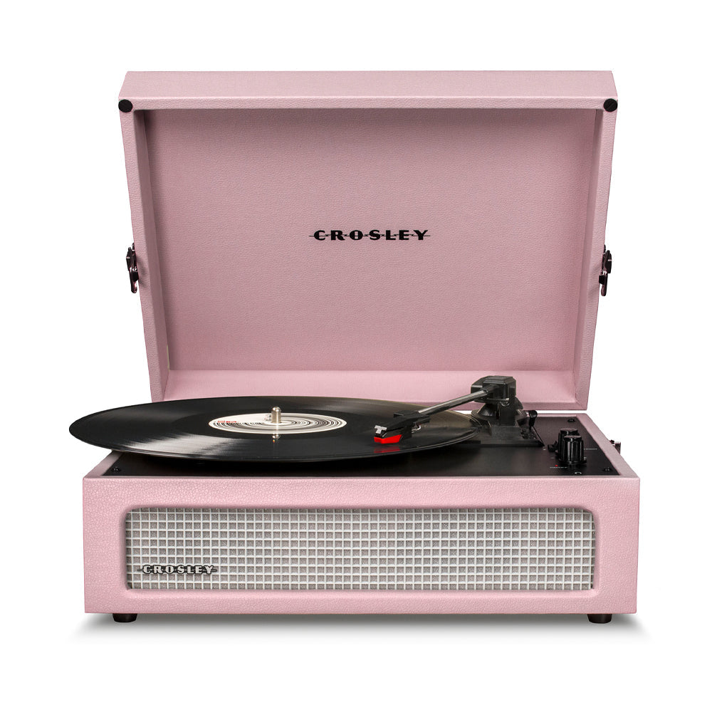 Crosley Voyager Bluetooth Portable Turntable - Amethyst + Bundled Majority D40X Bluetooth Speakers - Black-Crosley-Mood