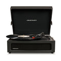 Crosley Voyager Bluetooth Portable Turntable - Black + Gadhouse Vinyl Rack Bundle - Black-Crosley-Mood