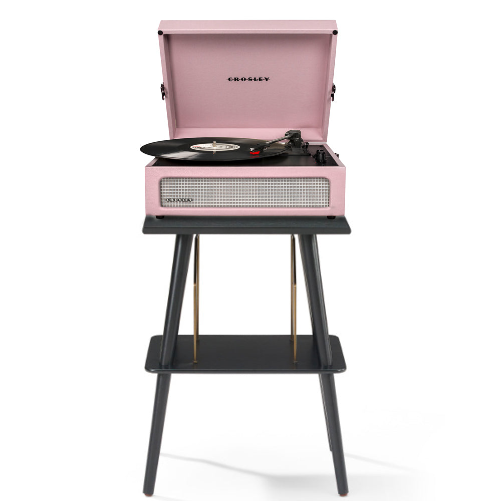 Crosley Voyager Bluetooth Portable Turntable + Crosley Turntable Stand Bundle - Amethyst-Crosley-Mood