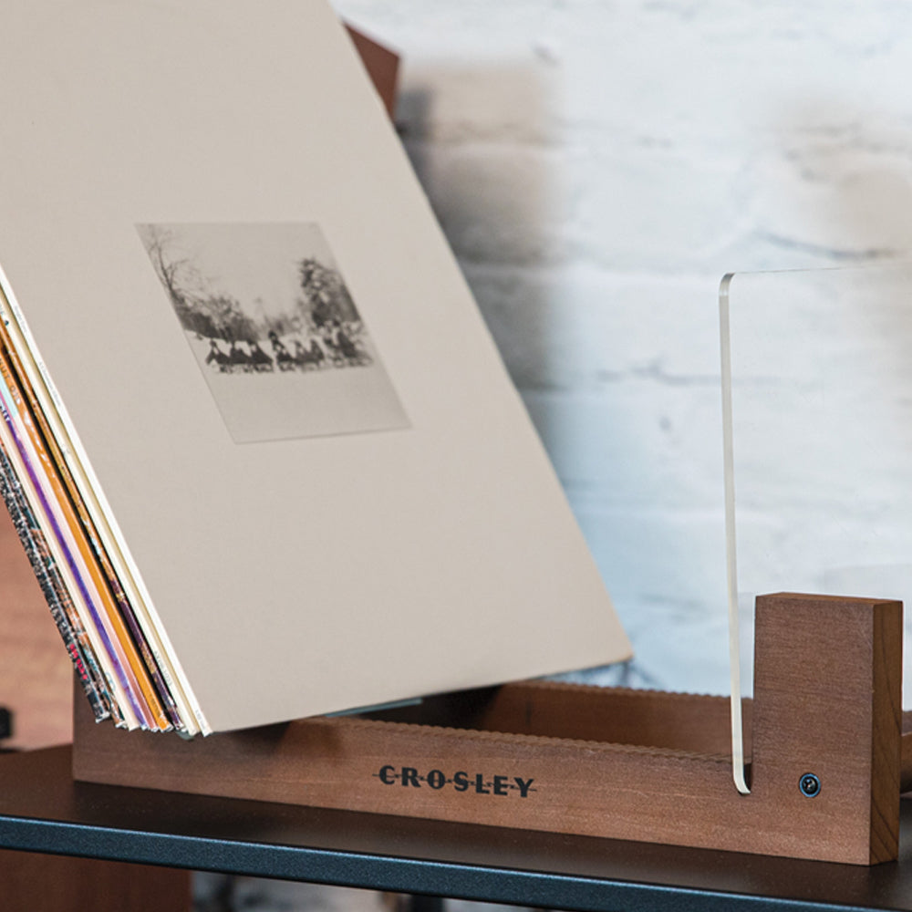 Crosley Voyager Bluetooth Portable Turntable - Dune + Bundled Crosley Record Storage Display Stand-Crosley-Mood