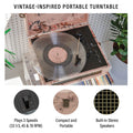 Crosley Voyager Bluetooth Portable Turntable - Floral-Crosley-Mood