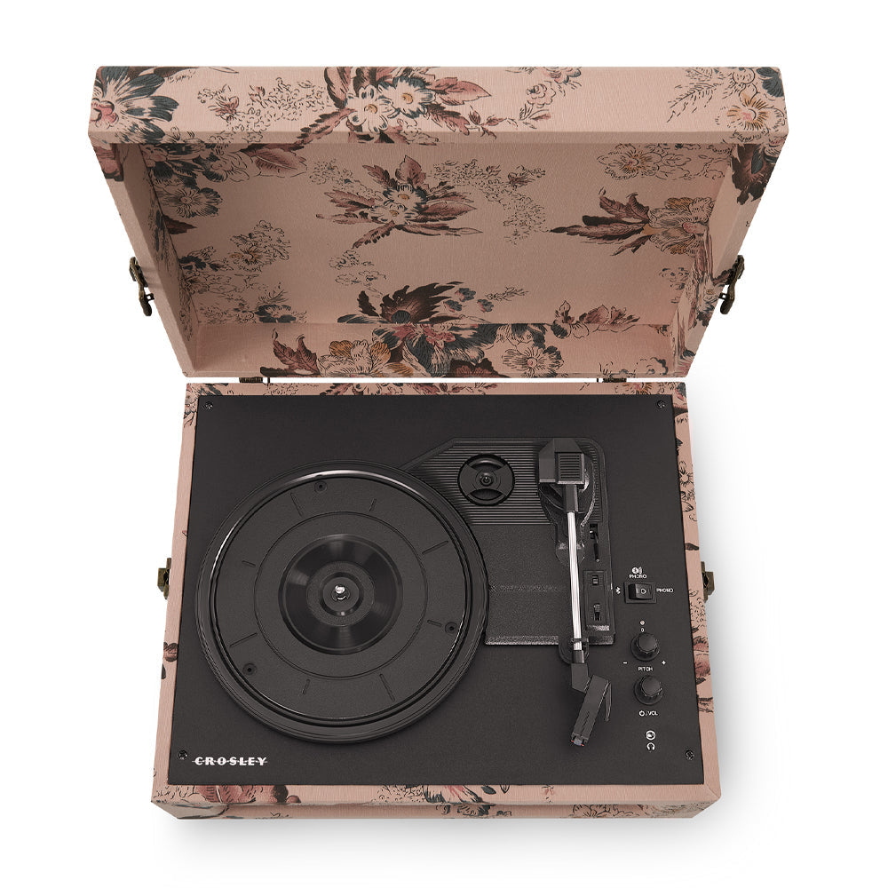 Crosley Voyager Bluetooth Portable Turntable - Floral-Crosley-Mood