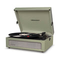 Crosley Voyager Bluetooth Portable Turntable - Sage + Bundled Majority D40X Bluetooth Speakers - Black-Crosley-Mood