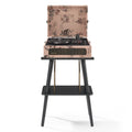 Crosley Voyager Bluetooth Portable Turntable + Turntable Stand Bundle - Floral-Crosley-Mood