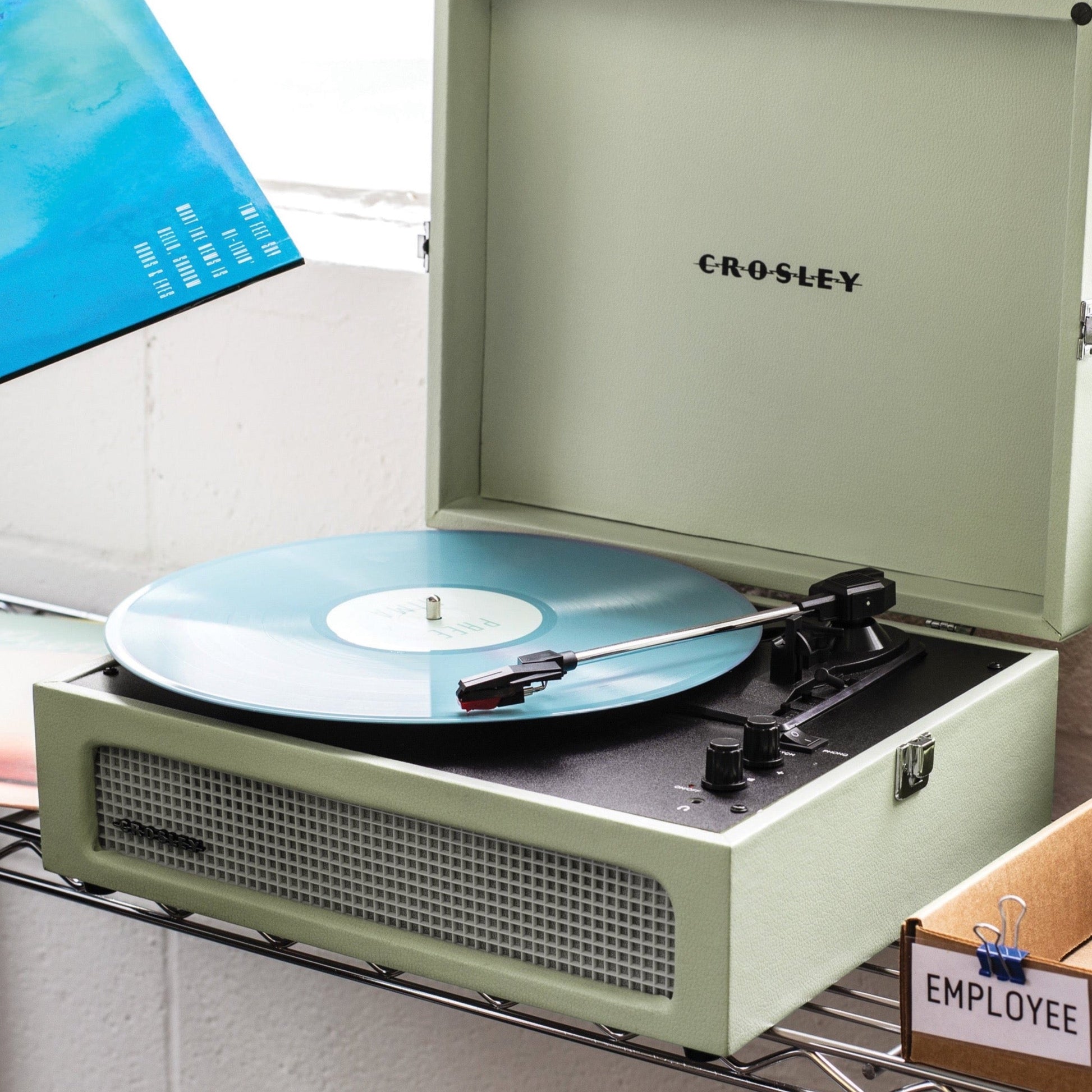 Crosley Voyager Sage - Bluetooth Portable Turntable-Crosley-Mood