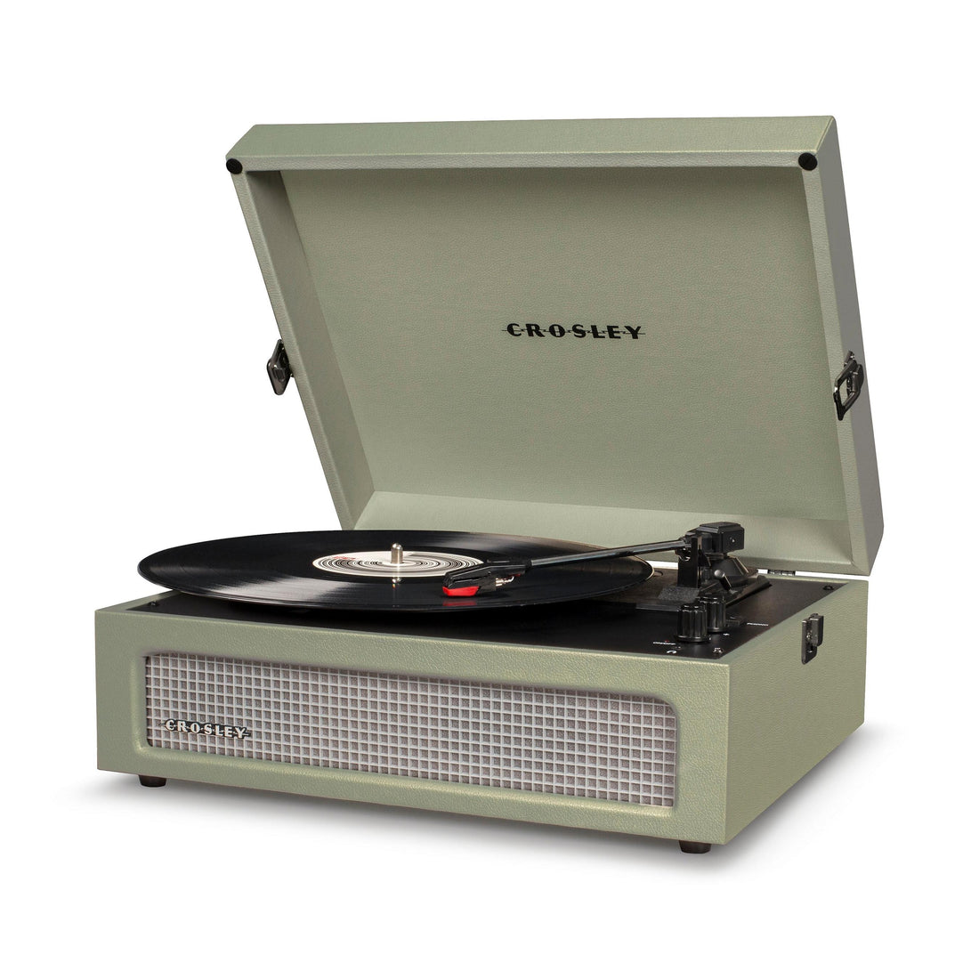 Crosley Voyager Sage - Bluetooth Portable Turntable & Record Storage Crate-Crosley-Mood