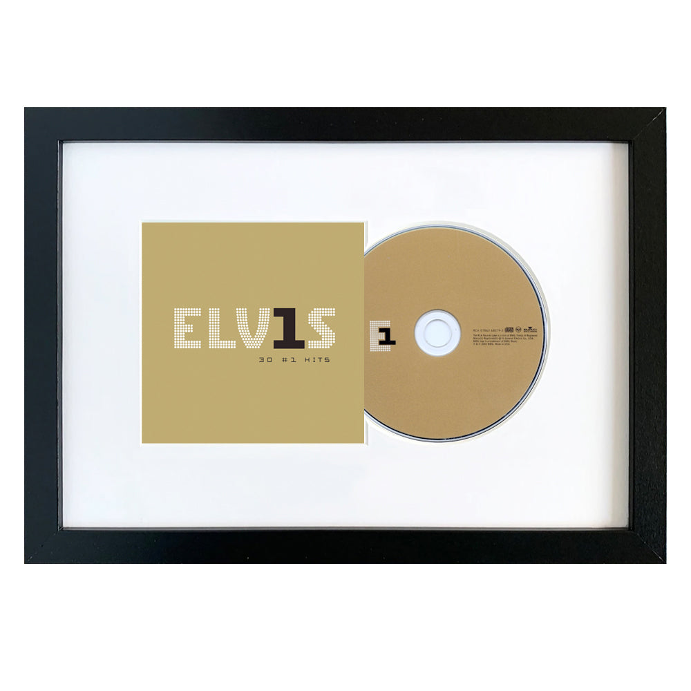 Elvis Presley-Elvis 30 #1 Hits CD Framed Album Art-CD Art-Mood