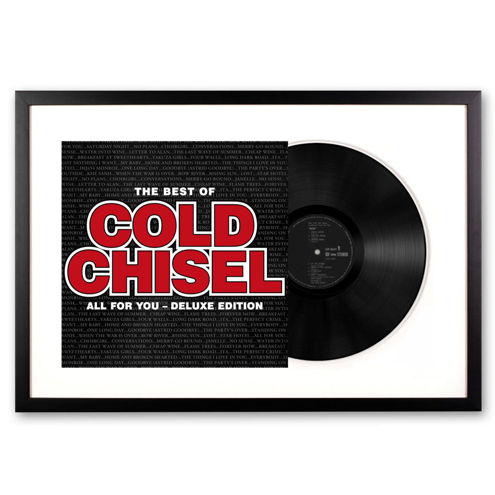 Framed Cold Chisel the Best of Cold Chisel Double Vinyl Album Art-Vinyl Art-Mood