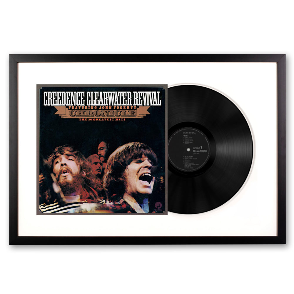 Framed Creedence Clearwater Revival - Chronicle The 20 Greatest Hits - 2LP Vinyl Album Art-Vinyl Art-Mood