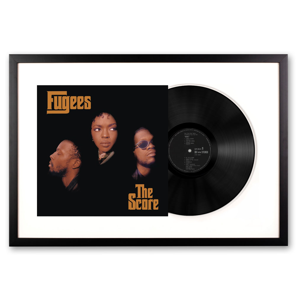 Framed Fugees the Score Vinyl Album Art-Vinyl Art-Mood