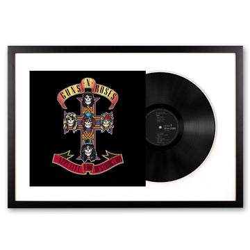 Framed Guns and Roses Appetite for Destruction Vinyl Album Art-Vinyl Art-Mood