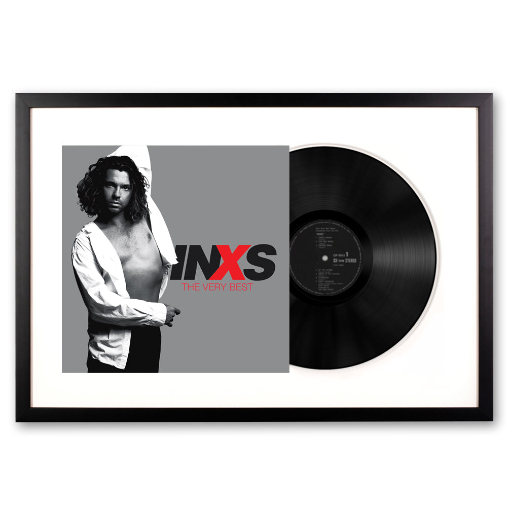 Framed INXS The Very Best - Double Vinyl Album Art-Vinyl Art-Mood