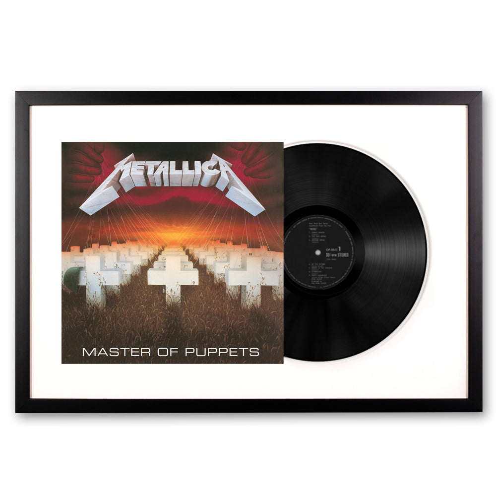 Framed Metallica Master of Puppets - Vinyl Album Art-Vinyl Art-Mood