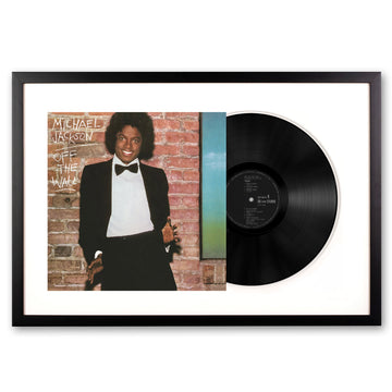 Framed Michael Jackson Off the Wall Vinyl Album Art-Vinyl Art-Mood
