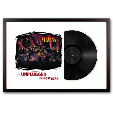 Framed Nirvana MTV Unplugged Vinyl Album Art-Vinyl Art-Mood