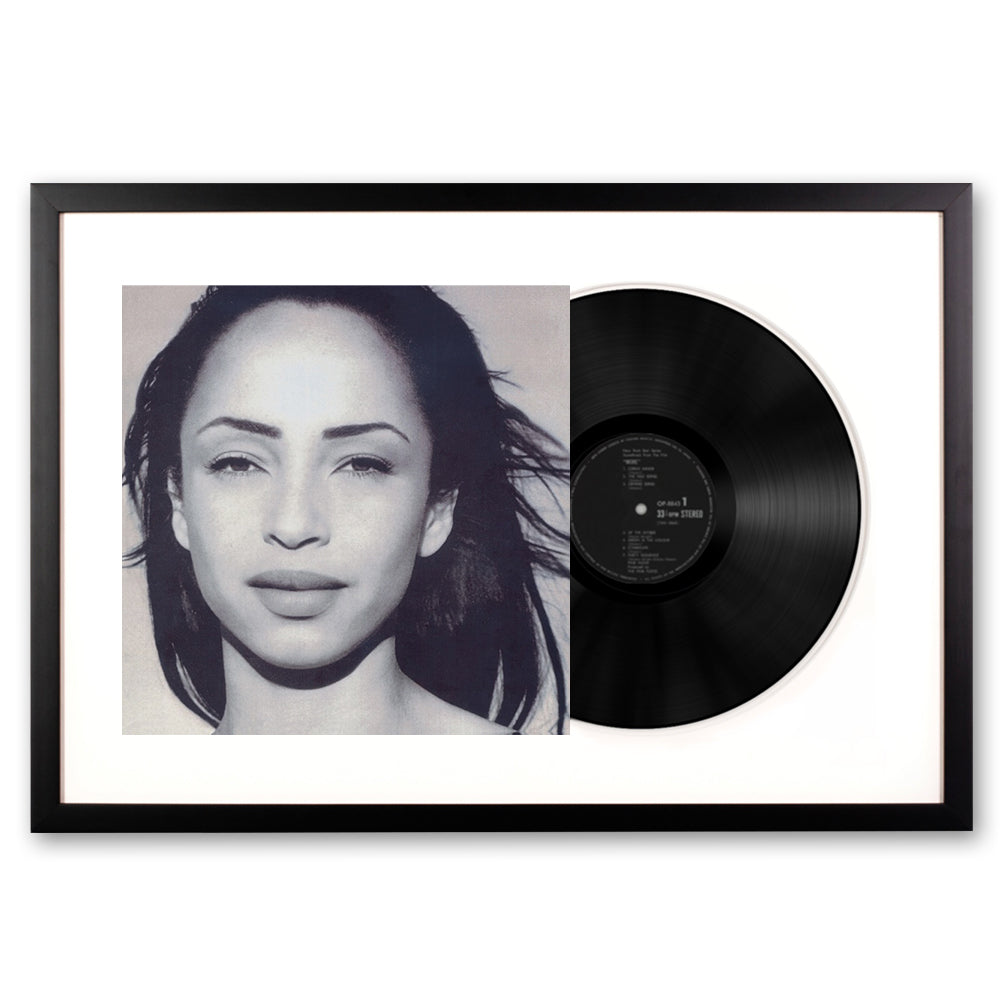 Framed Sade the Best of Sade Vinyl Album Art-Vinyl Art-Mood
