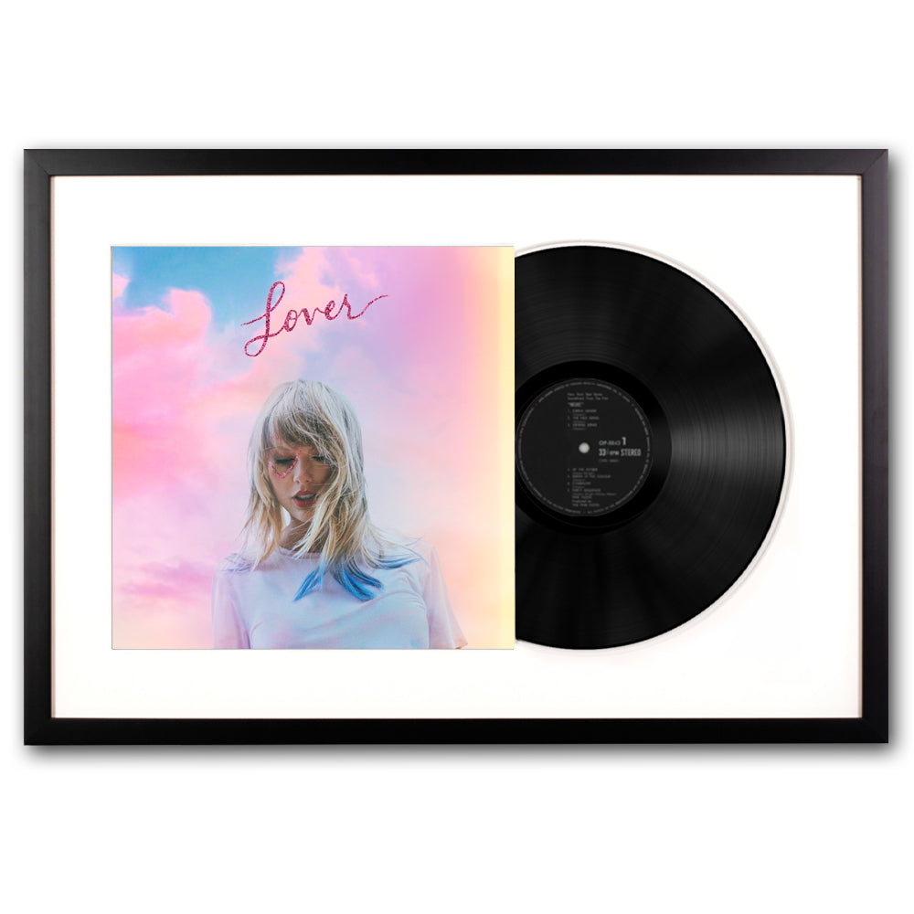 Framed Taylor Swift Lover 2P Vinyl Album Art-Vinyl Art-Mood