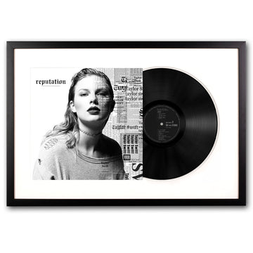 Framed Taylor Swifts Reputation Vinyl Album Art-Vinyl Art-Mood