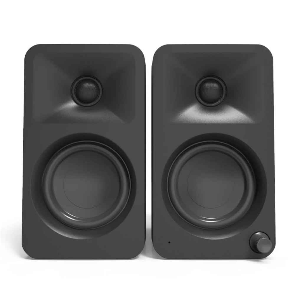 Kanto OBI3 Turntable - Matte Green with Kanto ORA 100W Powered Speakers - Black Bundle-Kanto-Mood