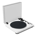 Kanto OBI3 Turntable - Matte White with Kanto ORA 100W Powered Speakers - White Bundle-Kanto-Mood