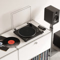 Kanto OBI3 Turntable with Bluetooth 5.3, Preamp, and Pitch Control - Matte Black-Kanto-Mood