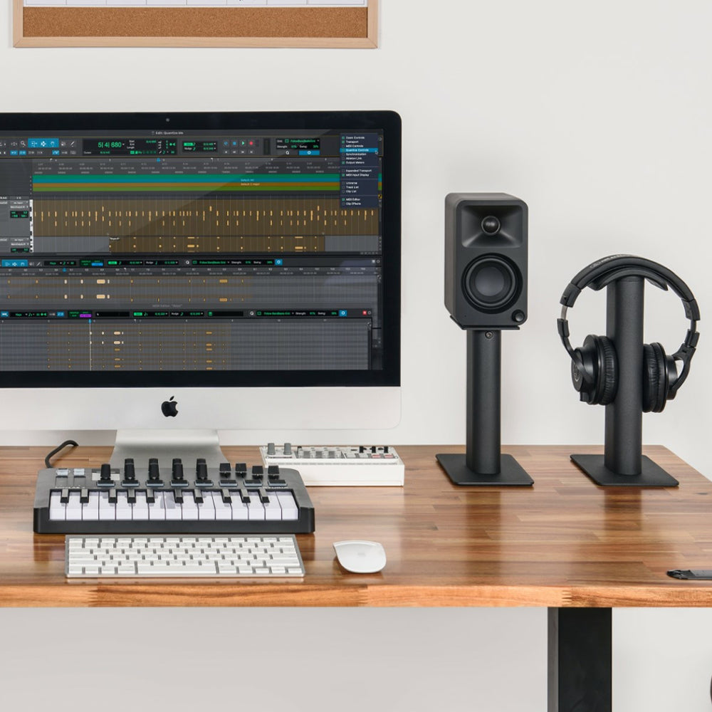 Kanto ORA4 140W Powered Reference Speakers with USB-C Input and Bluetooth - White, Pair-Kanto-Mood