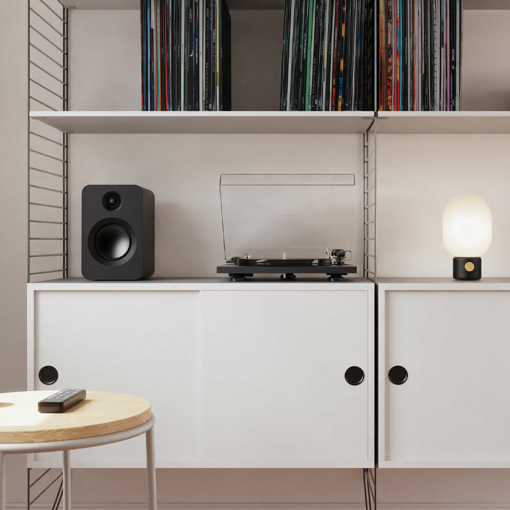 Kanto REN 200W Powered Bookshelf Speakers with HDMI ARC, USB-C, and Bluetooth 5.3 - Matte Black, Pair-Kanto-Mood