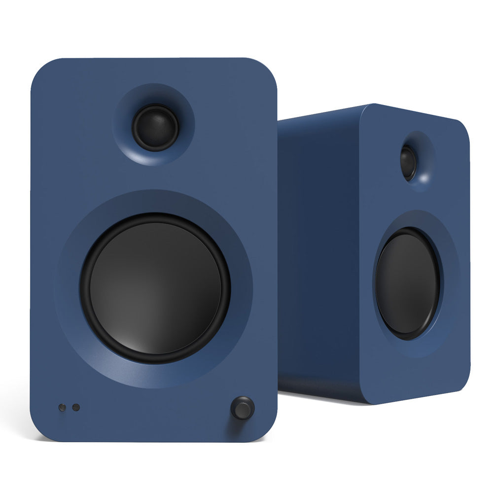 Kanto REN 200W Powered Bookshelf Speakers with HDMI ARC, USB-C, and Bluetooth 5.3 - Matte Blue, Pair-Kanto-Mood
