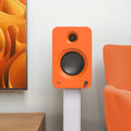 Kanto REN 200W Powered Bookshelf Speakers with HDMI ARC, USB-C, and Bluetooth 5.3 - Matte Orange, Pair-Kanto-Mood