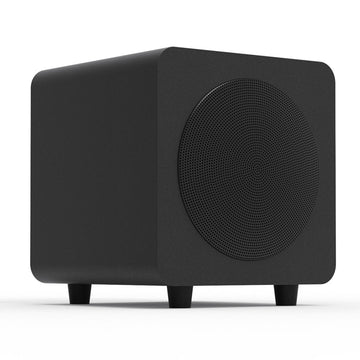 Kanto SUB6 200W 6" Sealed Powered Subwoofer, Matte Black-Kanto-Mood
