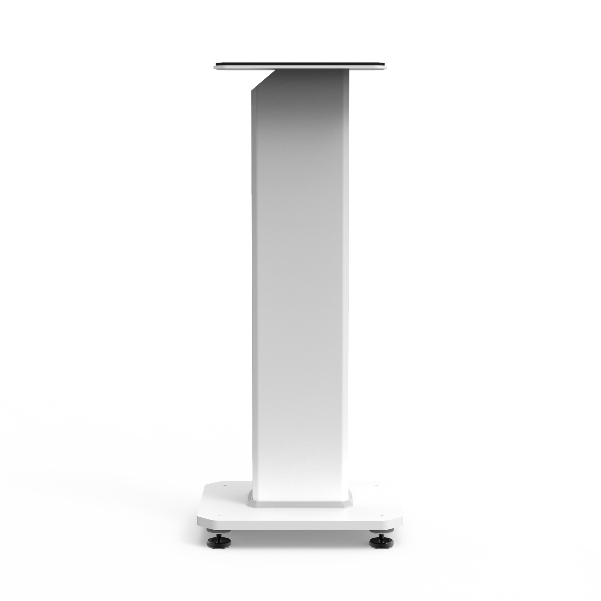 Kanto SX26W 26" Tall Fillable Speaker Stands with Isolation Feet - Pair, White-Kanto-Mood