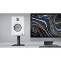 Kanto TUK 260W Powered Bookshelf Speakers with Headphone Out, USB Input, Dedicated Phono Pre-amp, Bluetooth - Pair, Matte White-Kanto-Mood