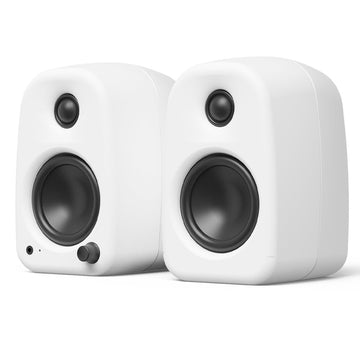 Kanto UKI 100W Desktop Speakers with Bluetooth, USB-C, Headphone out, Chalk (Matte White), Pair-Kanto-Mood
