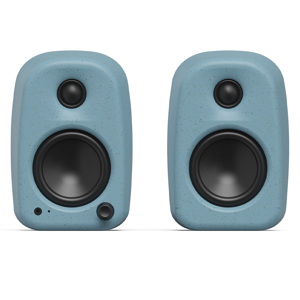 Kanto UKI 100W Desktop Speakers with Bluetooth, USB-C, Headphone out, Cornflower (Matte Blue), Pair-Kanto-Mood