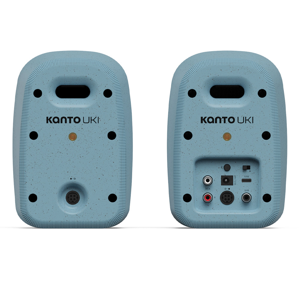 Kanto UKI 100W Desktop Speakers with Bluetooth, USB-C, Headphone out, Cornflower (Matte Blue), Pair-Kanto-Mood