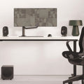 Kanto UKI 100W Desktop Speakers with Bluetooth, USB-C, Headphone out, Onyx (Matte Black), Pair-Kanto-Mood